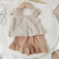Thumbnail for Mini Fashion™ - Sommersæt i bomuld til piger