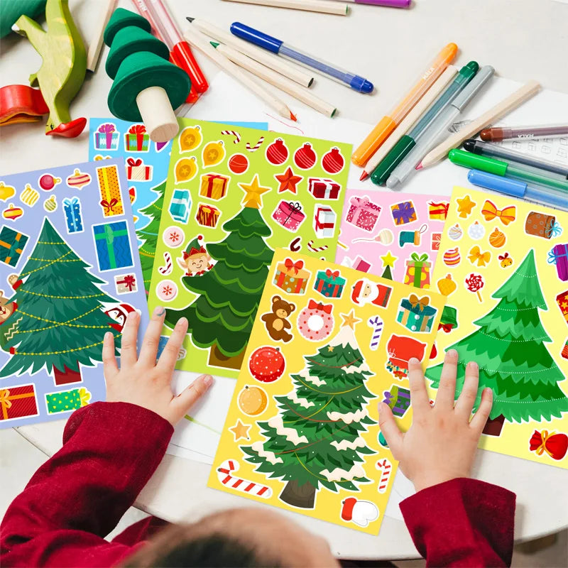 Xmas Tree Stickers™ - Byg dit eget julemirakel - DIY Klistermærker