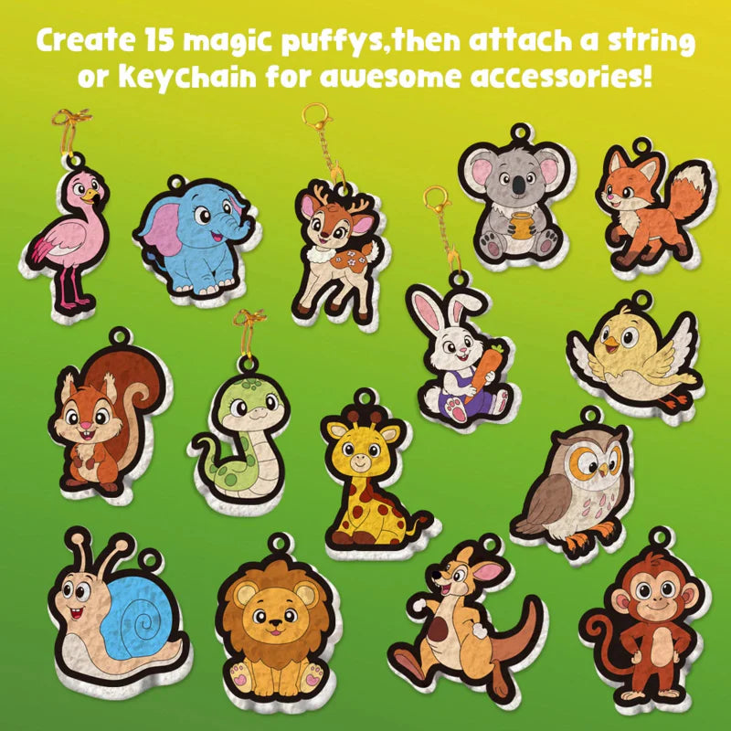 Magic Puff Paint – Kreativt & interaktivt – Håndværkssæt med magisk skumtekstur