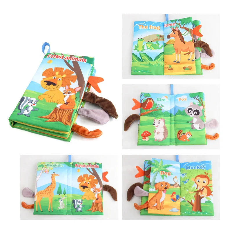 Soft Tail Book™ – Sjov med bløde haler – Bog med sanselige dyr til babyer