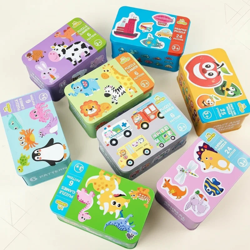 BrainBox – Lære & Lege – 3D træpuslespil