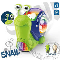 Thumbnail for Music Snail™ -  Lysende Legekammerat - Legetøjssnegl og krabbe