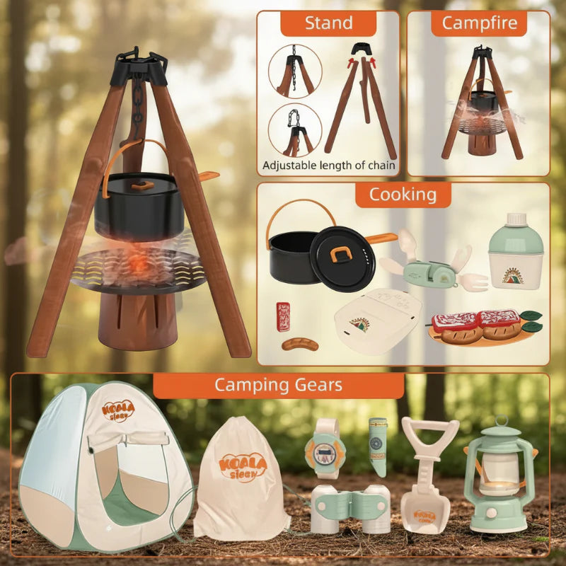 Kids Camping Adventure – Eventyrligt & interaktivt – Camping-sæt