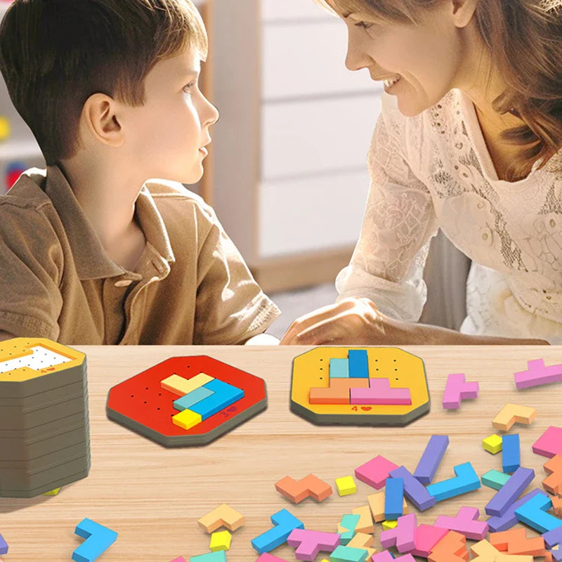 Logic Blocks™ – Farve og kreativitet – Geometriske puslespil
