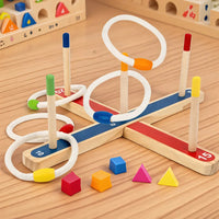 Thumbnail for Montessori Ring Toss Game – Aktivt & lærerigt – Ringkastespil