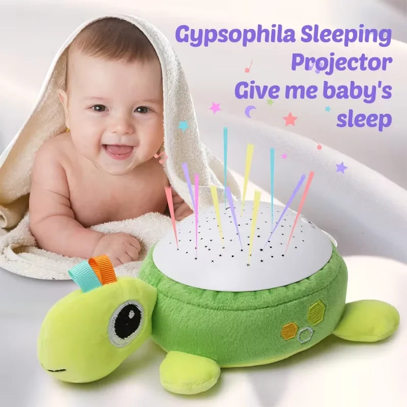 StarPlush – Blød og beroligende – krammedyr med natlampe-projektor