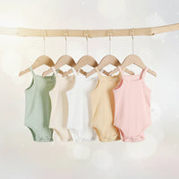 Thumbnail for Summer Bodysuit – Let og behagelig – strikket babybody