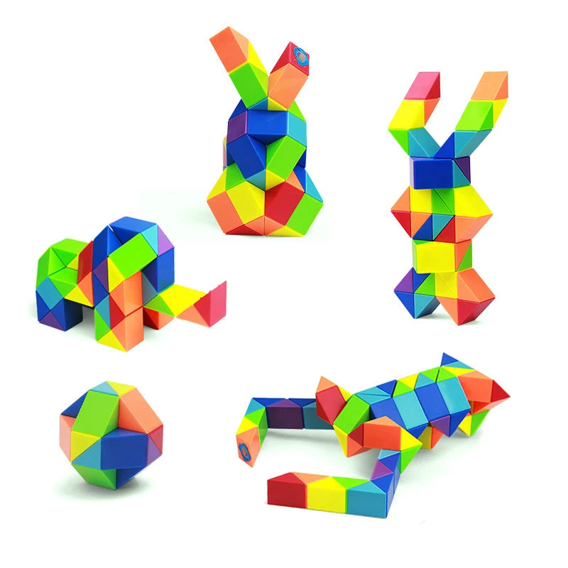 Rainbow Twister™ - Fold og leg - Slange-terning
