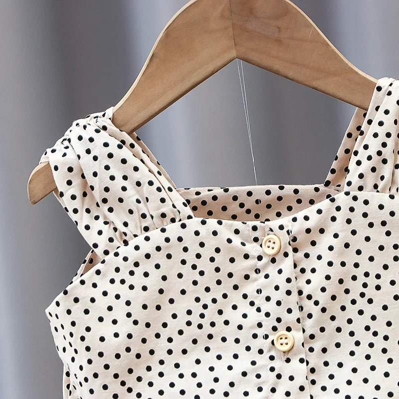 Mini Fashion™ - Sommersæt i bomuld til piger