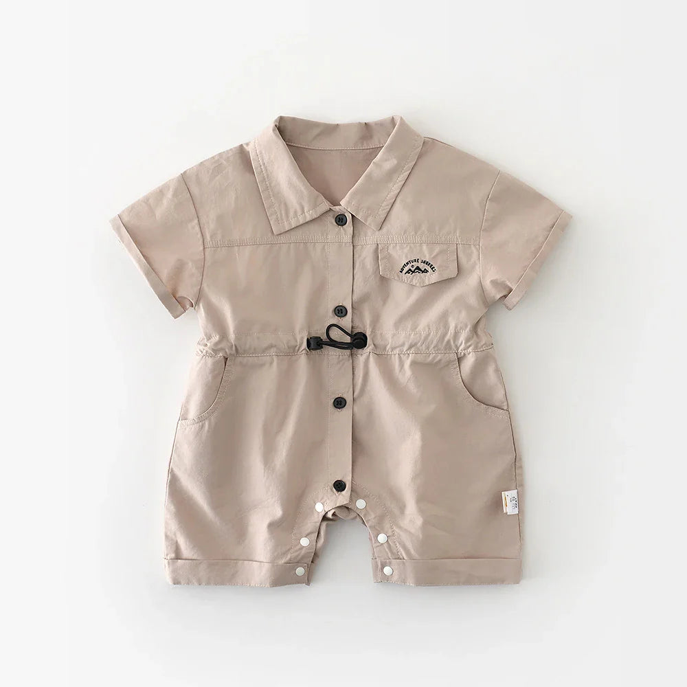 Mini Fashion™ - Hård og sommerlig - baby-jumpsuit