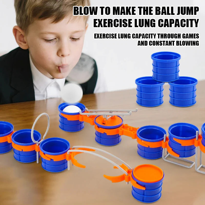 Cup Jump Ball Game – Aktivt & interaktivt – Puff Ball selskabsspil