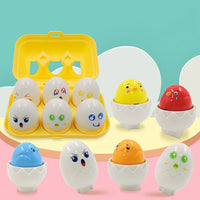 Thumbnail for Montessori 3D Eggs Puzzle – En sjov påskeaktivitet – Æg-sorteringsspil