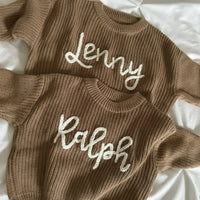 Thumbnail for Personalized Baby Sweater – Unik & kærlig – Broderet, personlig babytrøje
