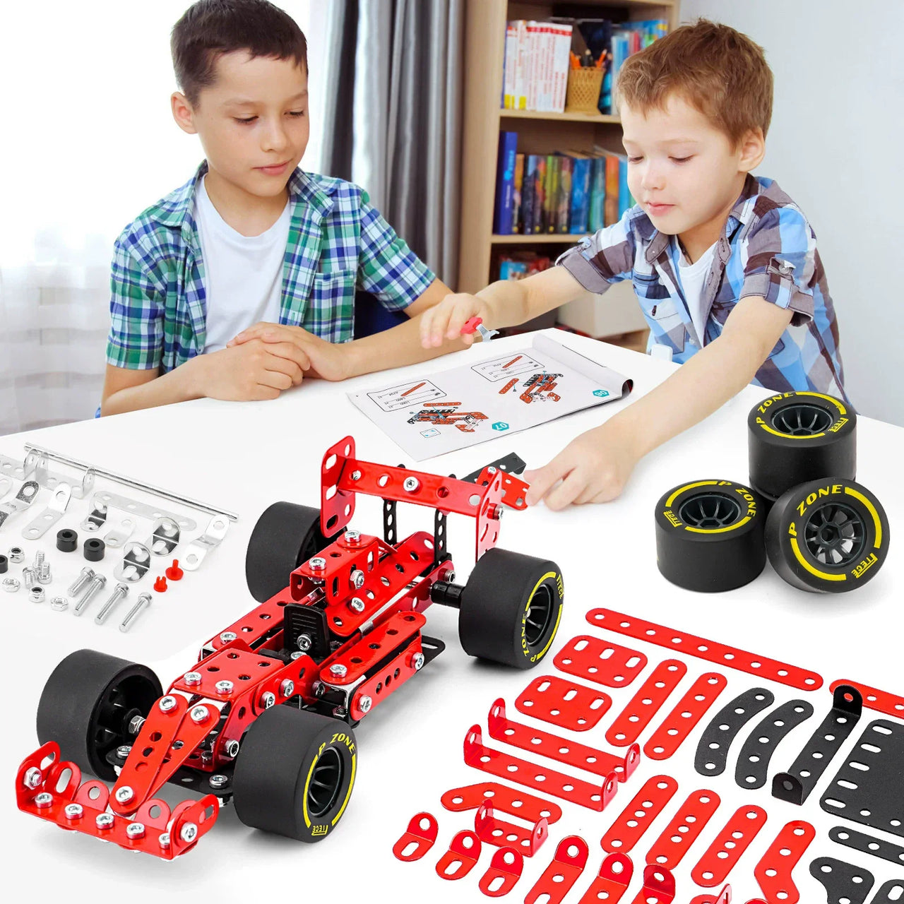 RaceBuilder – Cool & Kreativ – Multi-Shape byggesæt