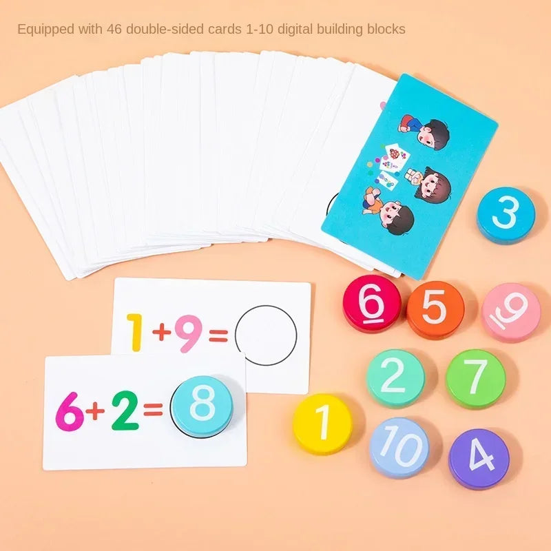 Math Tokens™ - Tælle og regne - Regnekort til børn