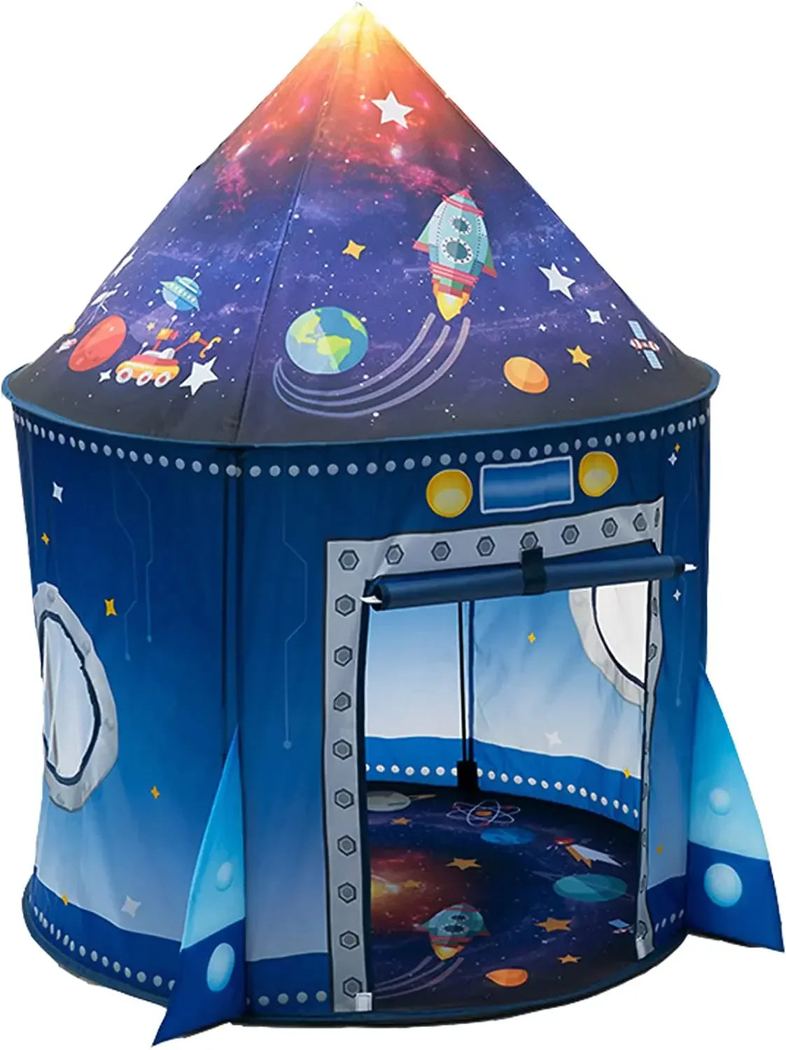 Rocket Ship Tent™ – Pop-up med rumeventyr  – Rumraket-telt til børn