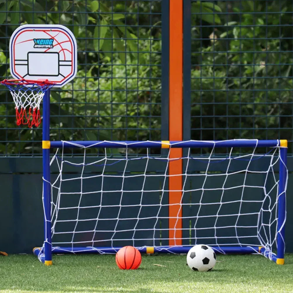 Kids Ball Games - Dobbelt legeglæde – fodbold- og basketball-legetøjssæt