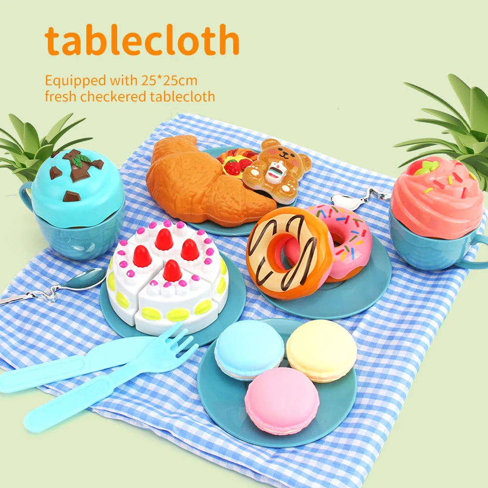 Tea Party Set – Sød og elegant – Picnic-legetøjssæt