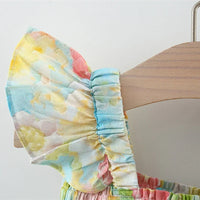 Thumbnail for Mini Fashion™ - Sommerblomster-chic - Sommerkjole med pæonprint