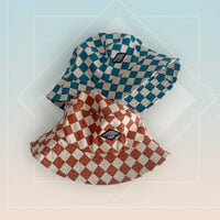 Thumbnail for Bucket Hat – Sød & beskyttende – børnehue med ternet mønster