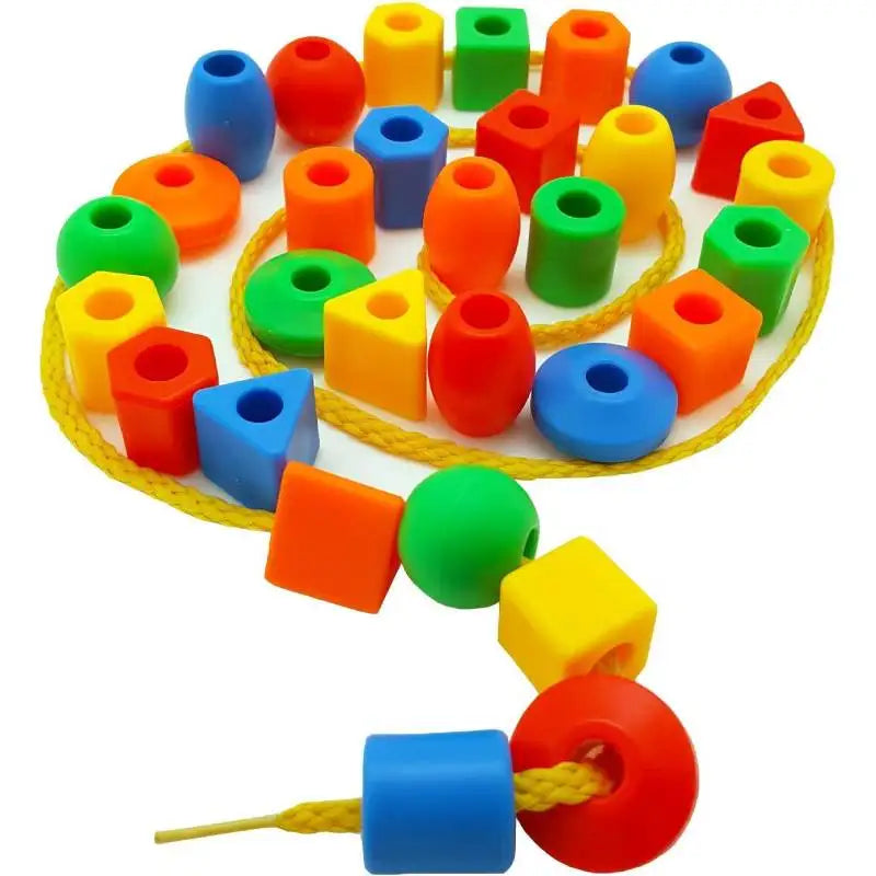 Rainbow Lacing Beads™ – Legende trådning - Regnbueperler med snore