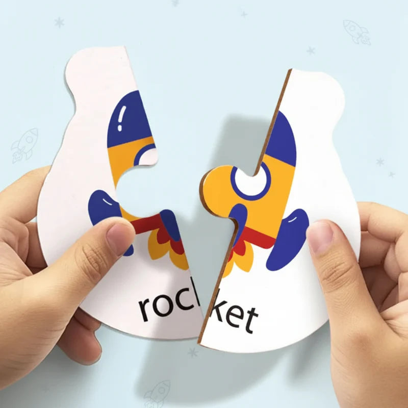 Wooden Letter Matching Game – Læring & leg – Alfabetpuslespil