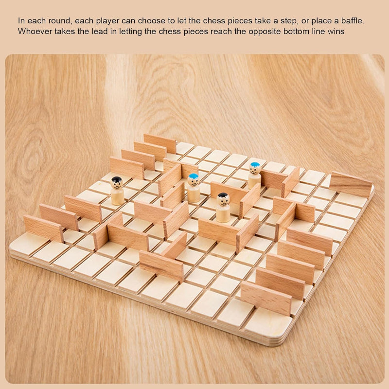 Wooden Chess Puzzle Game – Strategi & Tænkning – Brætspil