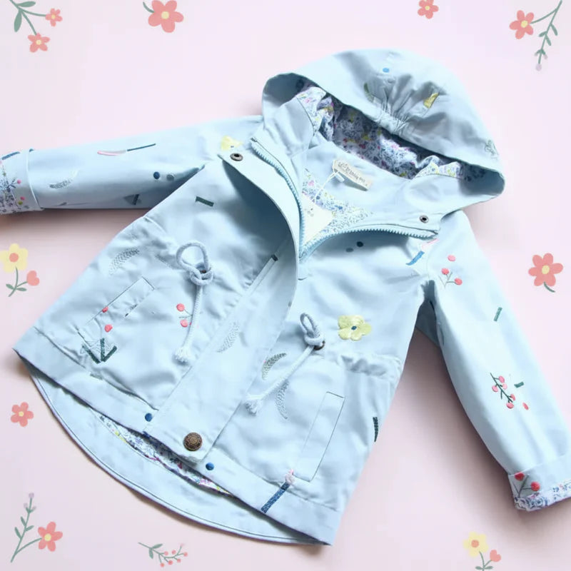 Girls Windbreaker Jacket – Let og stilfuld – børnejakke