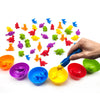 Rainbow Teddy Bears Toys™ - Pædagogisk og kreativ - Regnbue-tællebjørne