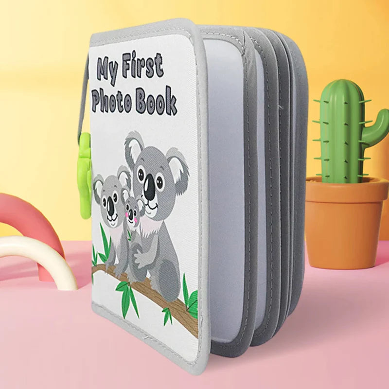Baby Photo Album – Blødt & Minder – Fotobog i stof