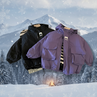 Thumbnail for LiloWear – Vindtæt og vandafvisende – Vindjakke med hætte til børn