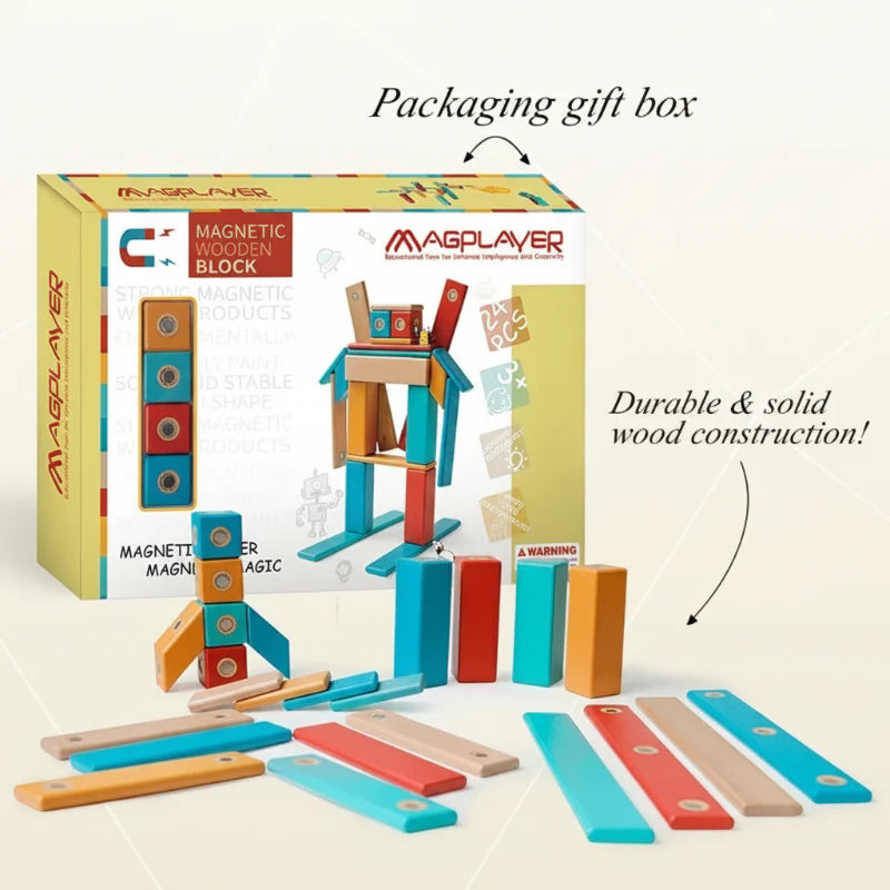 MagPlayer – Kreativitet og motorik – DIY magnetiske træklodser