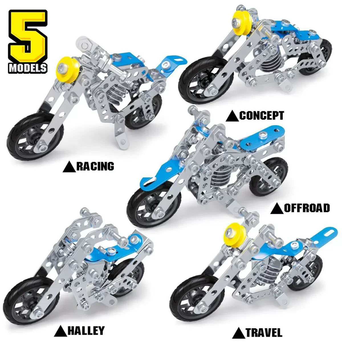 RaceBuilder – Cool & Kreativ – Multi-Shape byggesæt