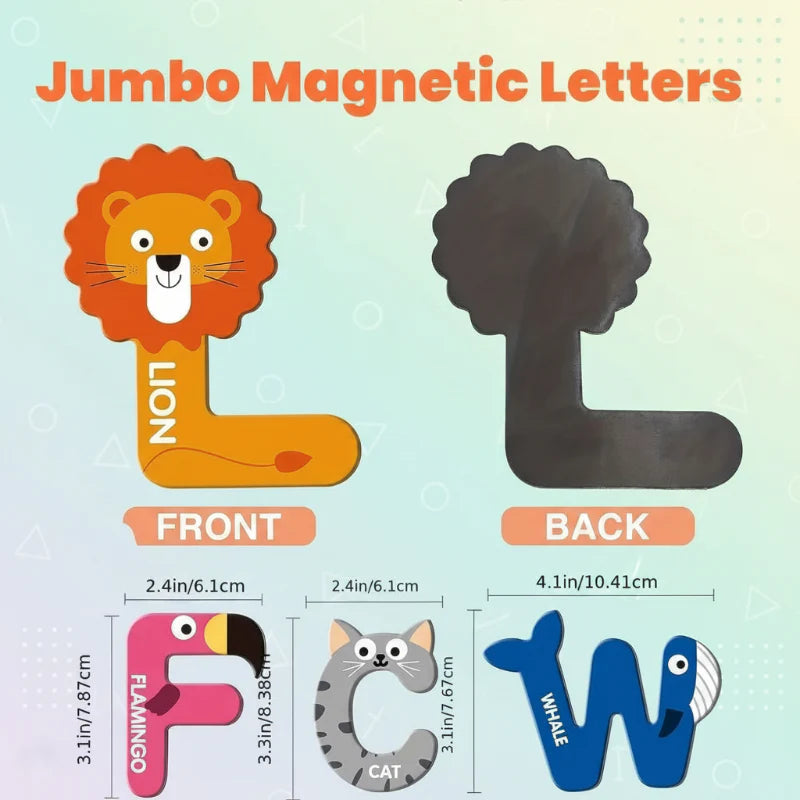 Magnetic Alphabet – Læring & Leg – Sæt med bogstavmagneter