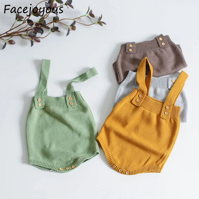 Mini Fashion™ - Sød strikket baby-omper