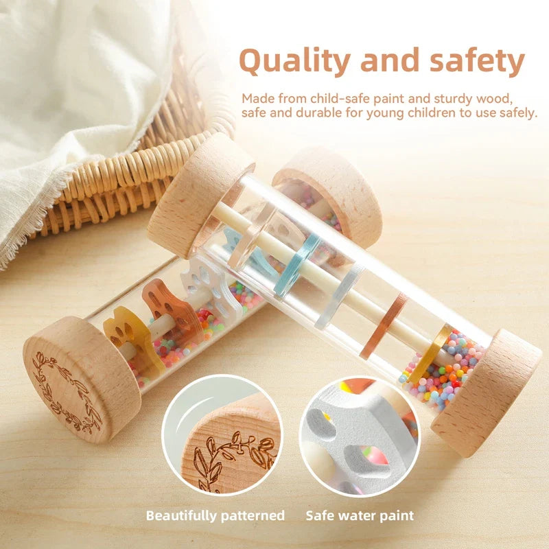 Baby Rain Stick™ – Magiske regnlyde - sanselegetøj