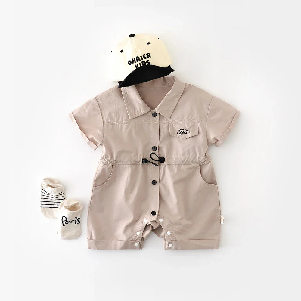Mini Fashion™ - Hård og sommerlig - baby-jumpsuit
