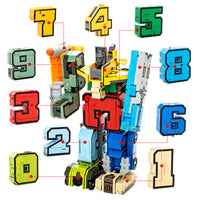 Thumbnail for Block Action Figure™ - Bygning med tal! - Transformer tal