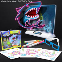 Thumbnail for Magic Drawing Board™ - lysende kunst - lysende 3D-tegneplade