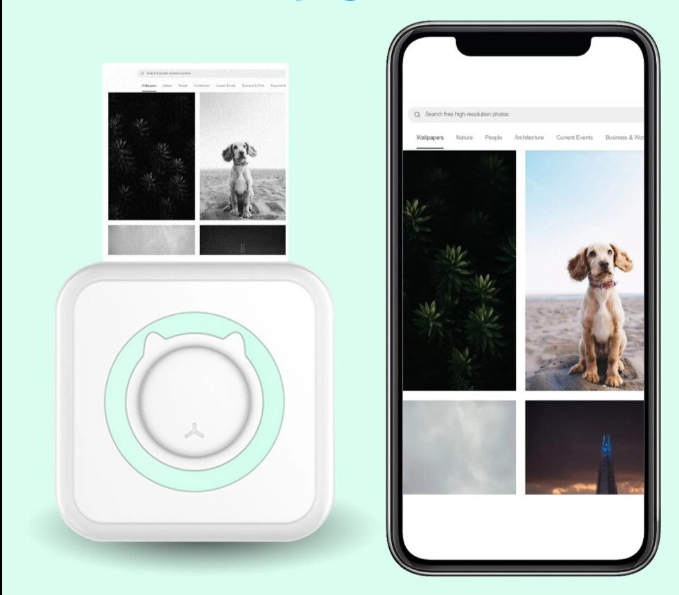 Kids Instant Photo Printer™ - Tag billeder, og del dem med det samme - Fotoprinter