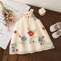 Thumbnail for MiniFlora – Let og charmerende – Broderet kjole til små piger