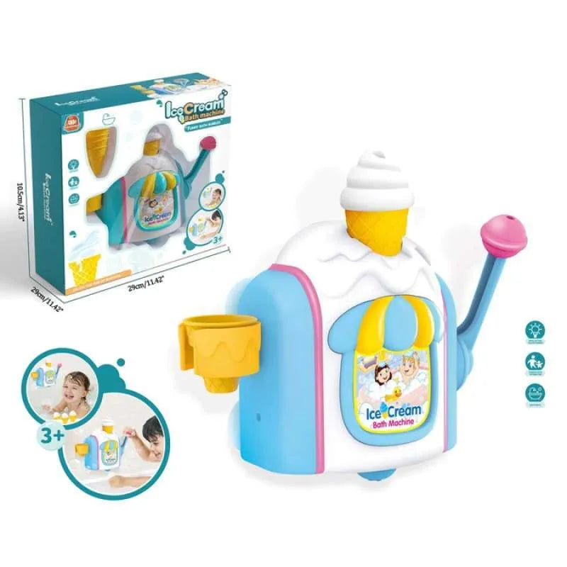 Ice Cream Bath Toy™ Foam Party Badelegetøj med sæbepumpe Min lille Mus