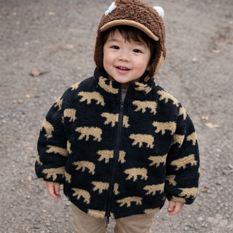 Mini Fashion™  – Ekstra blød og varm – Beren fleecevest