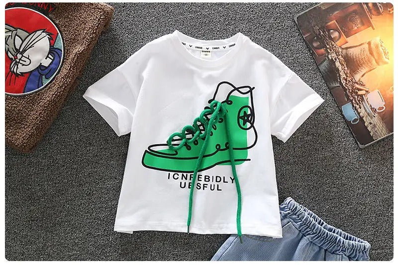 Mini Fashion™ - Klar Til Sommeren- Sommersæt til drenge