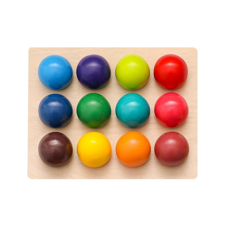 Woods™ - Rainbow Balls - Sorteringsspil