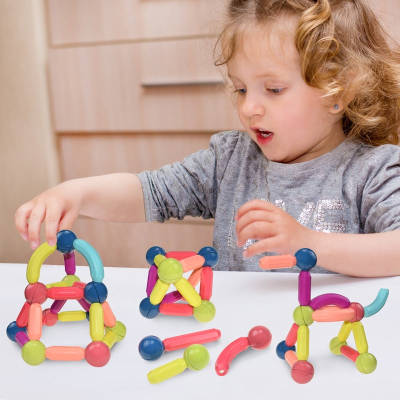 Magnet toys™ - Udvikling af kreativitet - Magnetiske pinde