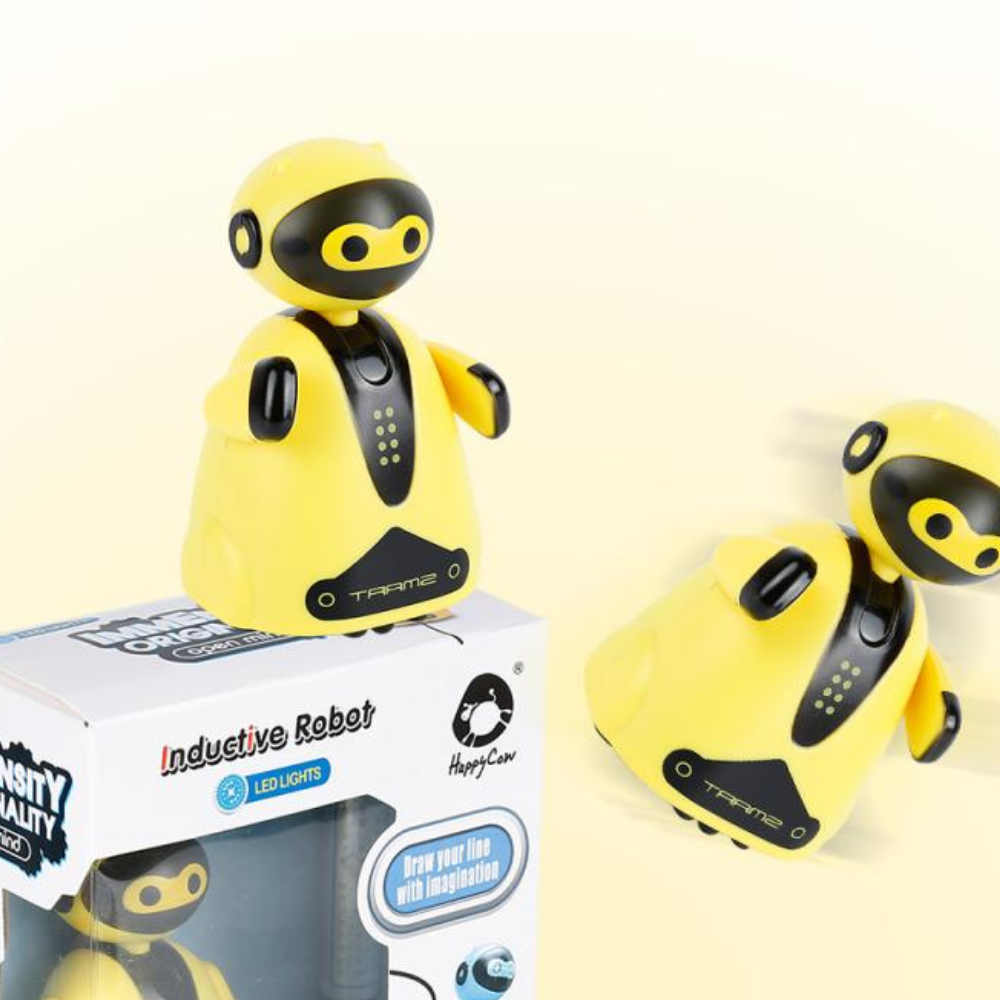 Line Robot™ | Slip kreativiteten løs - Kreativt legetøj (indeholder GRATIS markør)