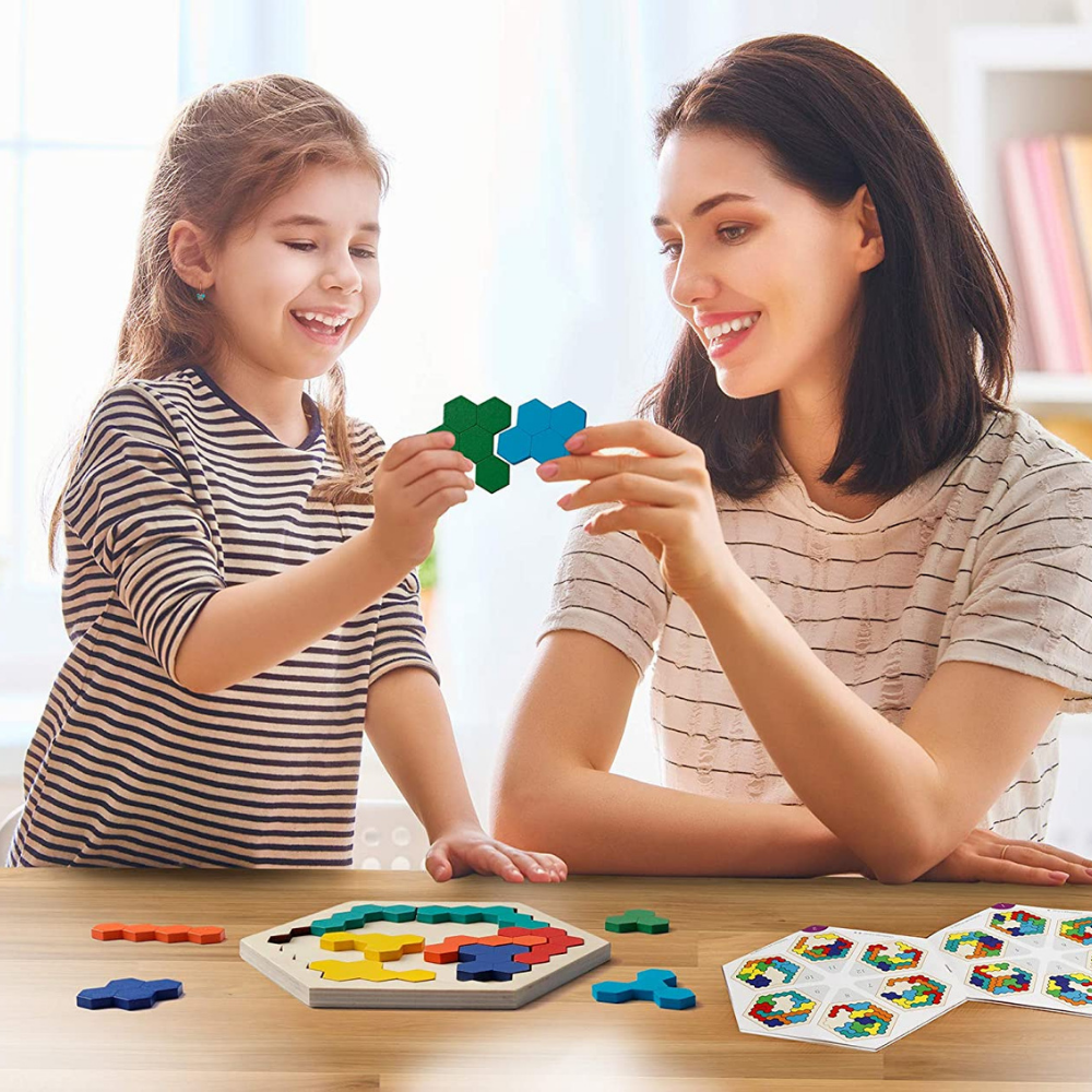Hexagon Puzzle™ - Uendelige løsninger - Geometrisk puslespil