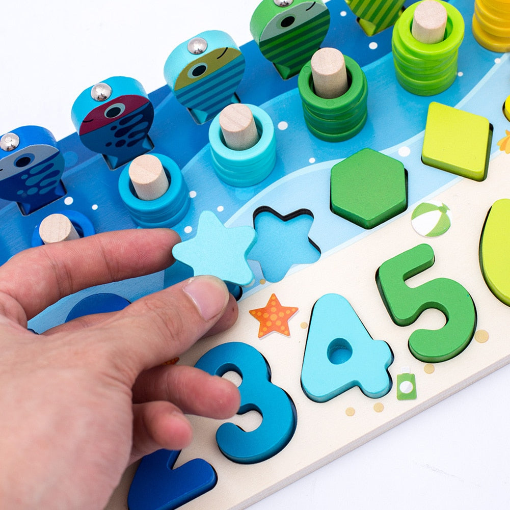 Woods™ | Udvikle færdigheder - Montessori træspilbræt