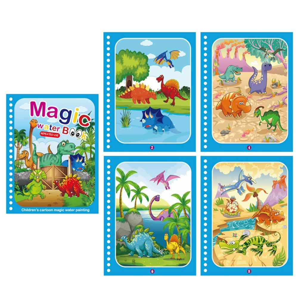 Magic Water Book™ - Trylle tegningen frem - Malebog